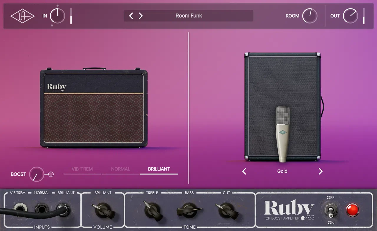 Universal Audio UAD Ruby '63 Top Boost Amplifier - Image 5