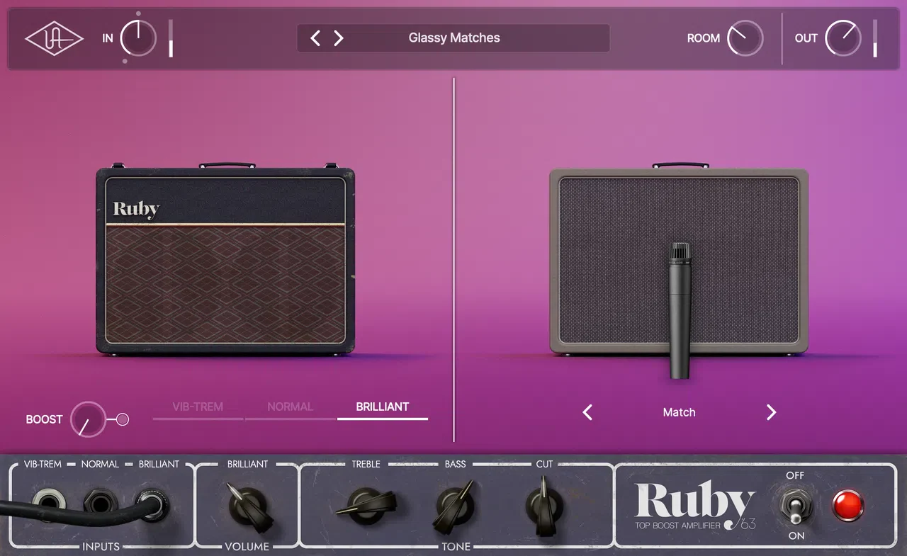 Universal Audio UAD Ruby '63 Top Boost Amplifier - Image 6