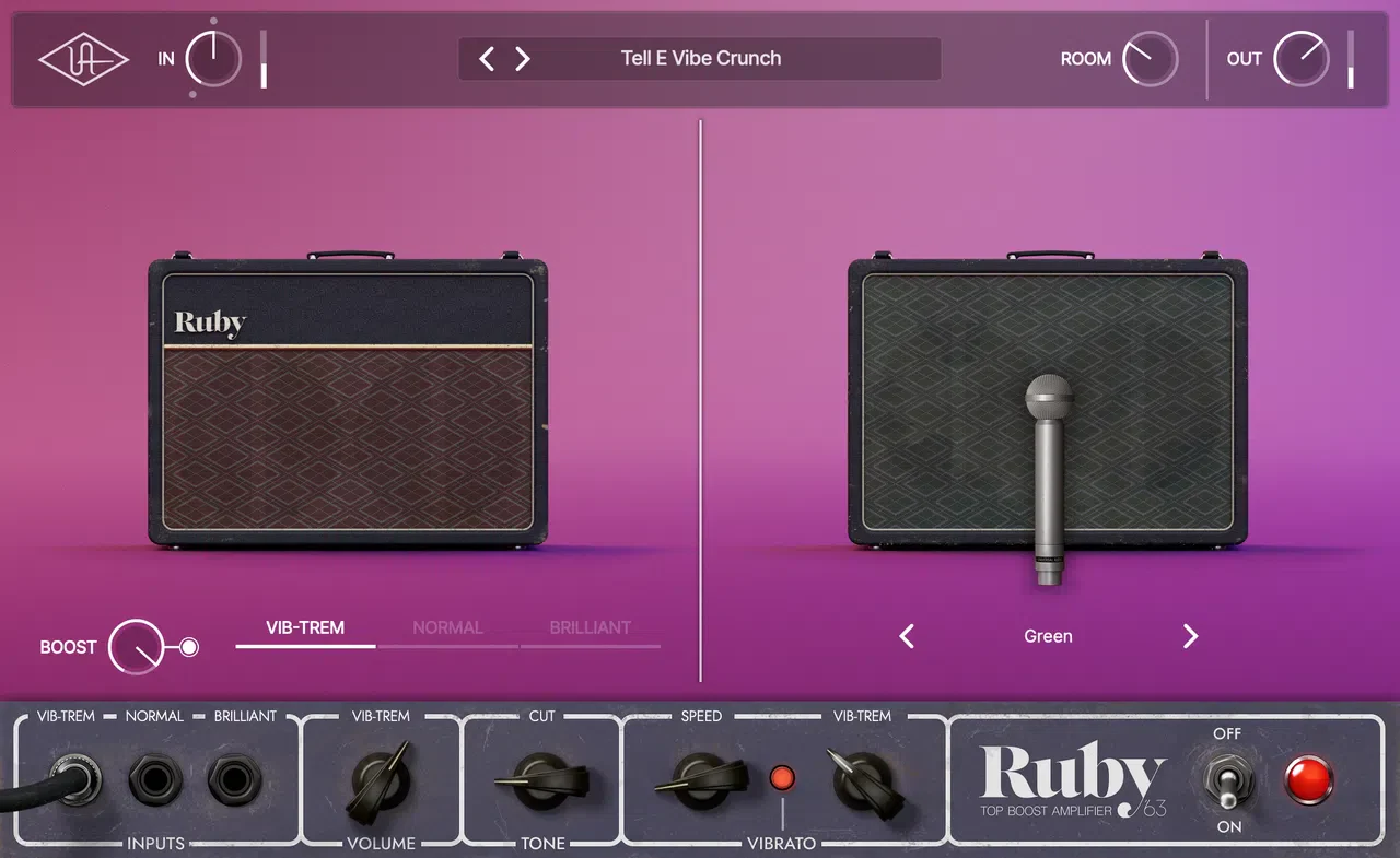 Universal Audio UAD Ruby '63 Top Boost Amplifier - Image 8